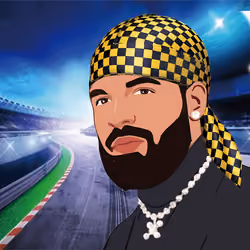 Yellow Checkered Durag Drizzy