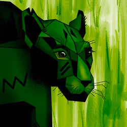 Lioness #4 Green