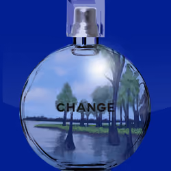 Change: Eau Tendre Arbre, Bleu