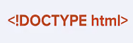 Doctype html