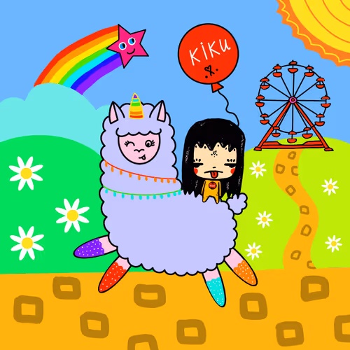 Llamazing world 2022 Alessandra X KIKU’S WORLD by SABET