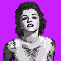 Diva and Tattoos, Purple