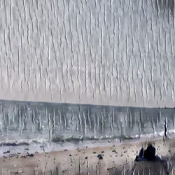 the rainy Beach 