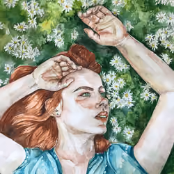 Dandelion girl