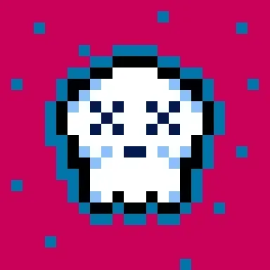 Kawaii SKULL #4872