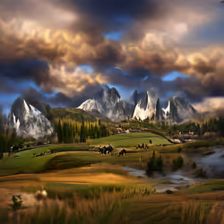 Mountains landscapes #10