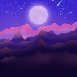 Abstract Moonscape #1