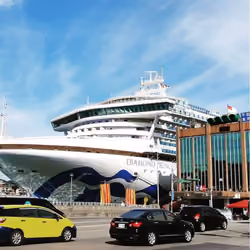 Diamond Princess at Keelung Port before COVID19