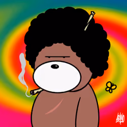UNKNOWN βEAR #070 (FAKE AFRO ver.)