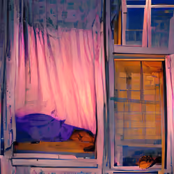 sleep walks around the windows