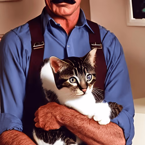 Celebs Love Cats #0012