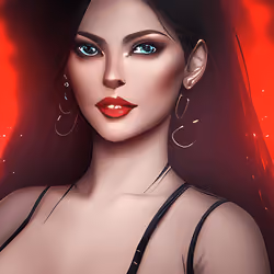 Hot brunette lady #08 _ 3D AI animation by ArthasY