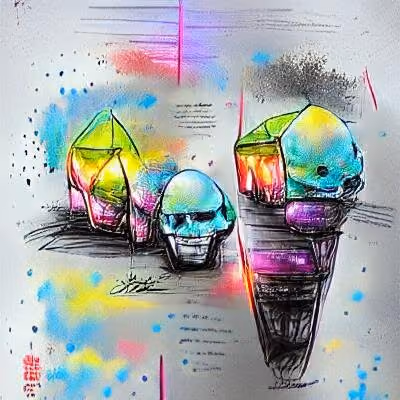 Skull's glowing 