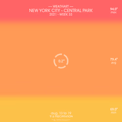 WeathArt - New York City 2021 Wk33