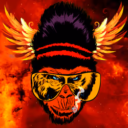 Leader Kong on Fire
