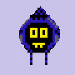 Skull-Hood-Blue Hoodie