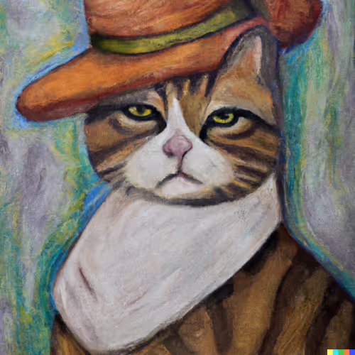 Famous cats with a hat