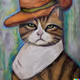 Famous cats with a hat