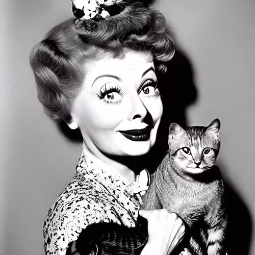 Celebs Love Cats #0018