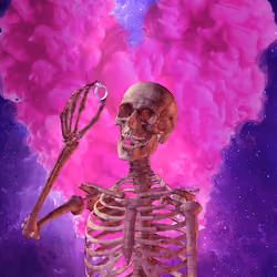  Skeleton in love