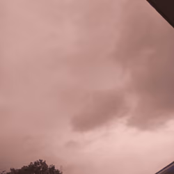 Clouded sky