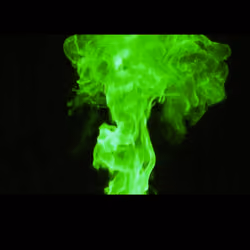 green flame