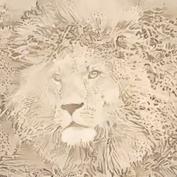 3# Lion_Wheat Field