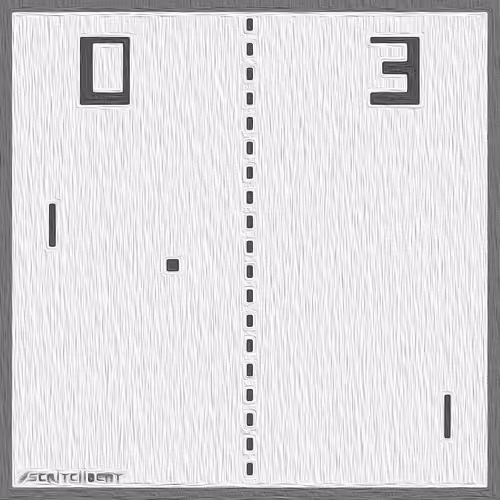 PONG '72 #011 (Oil Paint Edition)