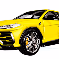 #74 - Lamborghini Urus - NFT digital art piece