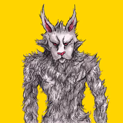 Yellow-White Man Bunny