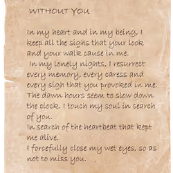 Without you