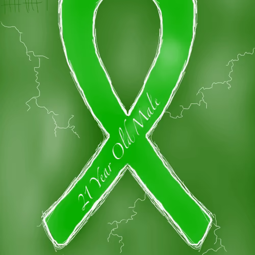 21 Year Old Male - Green Ribbon
