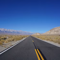 an endless street in california