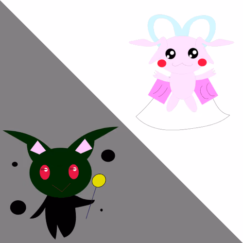 悪の猫と女神