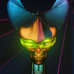 Abstract skull #5
