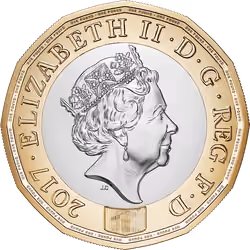 2017 UK £1 