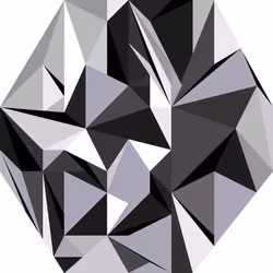 Diamond #18/20 Black & White