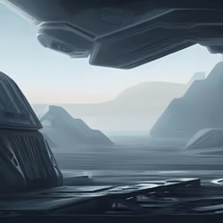 Sci-Fi Mining Facility #18