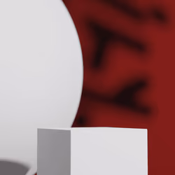 The Gobo White Podium