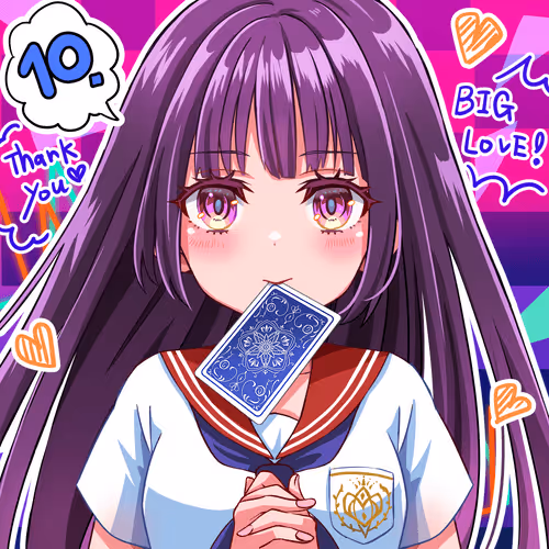 VividMates # 010 Poker x Uniform Girl　bid thank you