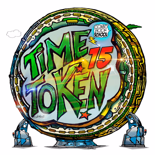 Comic Book School Time Token - 15 Minutes