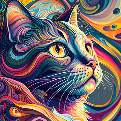 Psychedelic animals of dubious quality