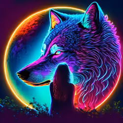 Wolf and Pretty Girl #004