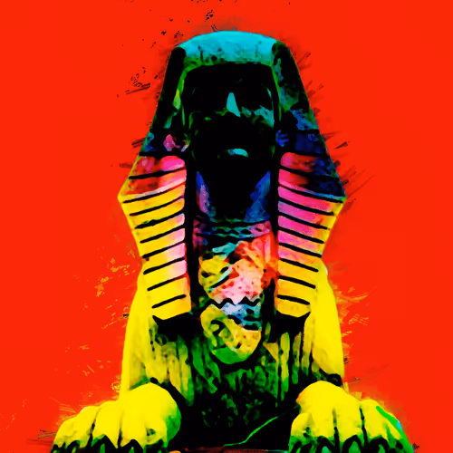 Sphinx In Red