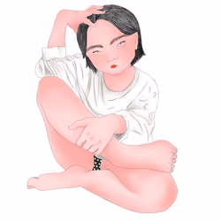 room wear girls #002 at night