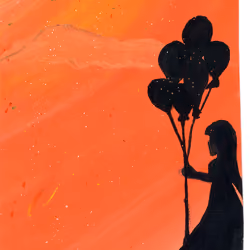 Lady With balloons