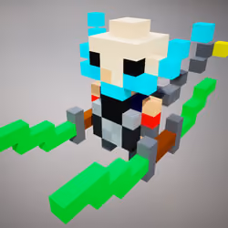 Pixelior Glaive Warrior