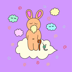 OLD BUNNY-KUMO(sleepy)