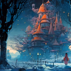 snowy castle -x-# 1
