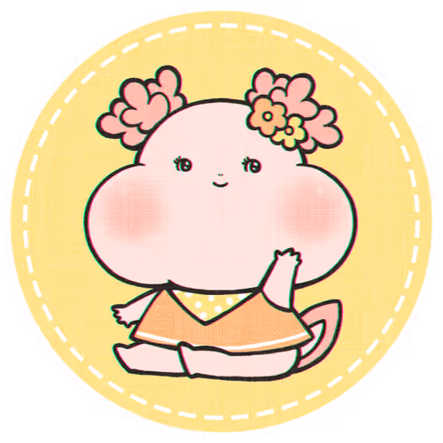 S4 022 Retro Mochi Axolotl